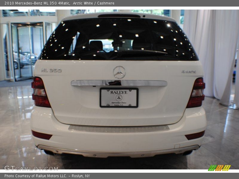 Arctic White / Cashmere 2010 Mercedes-Benz ML 350 4Matic