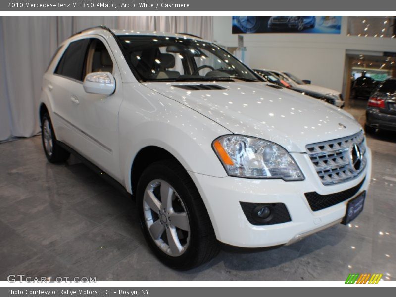 Arctic White / Cashmere 2010 Mercedes-Benz ML 350 4Matic