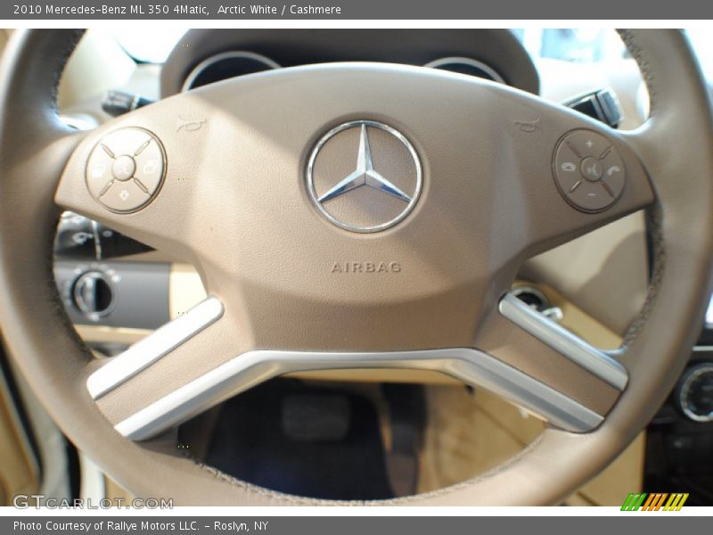Arctic White / Cashmere 2010 Mercedes-Benz ML 350 4Matic