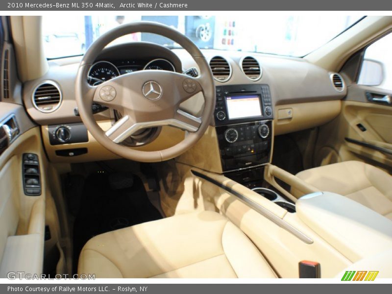 Arctic White / Cashmere 2010 Mercedes-Benz ML 350 4Matic