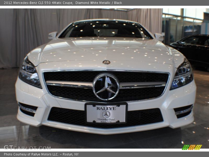 Diamond White Metallic / Black 2012 Mercedes-Benz CLS 550 4Matic Coupe