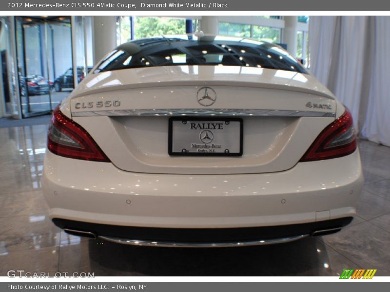 Diamond White Metallic / Black 2012 Mercedes-Benz CLS 550 4Matic Coupe