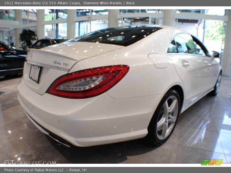 Diamond White Metallic / Black 2012 Mercedes-Benz CLS 550 4Matic Coupe