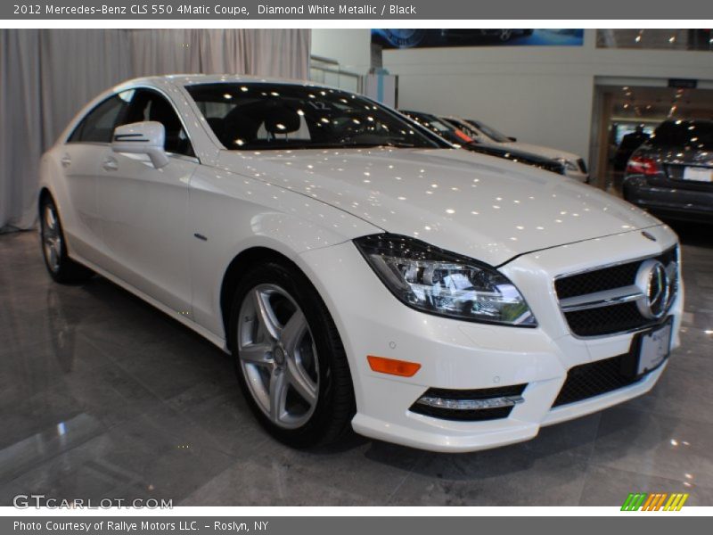 Diamond White Metallic / Black 2012 Mercedes-Benz CLS 550 4Matic Coupe