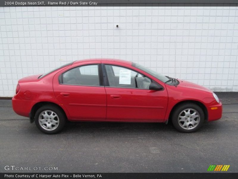 Flame Red / Dark Slate Gray 2004 Dodge Neon SXT