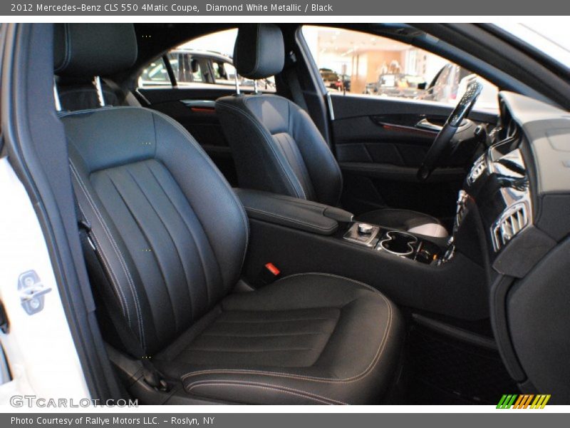 Diamond White Metallic / Black 2012 Mercedes-Benz CLS 550 4Matic Coupe