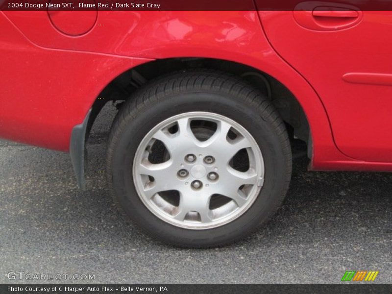 Flame Red / Dark Slate Gray 2004 Dodge Neon SXT