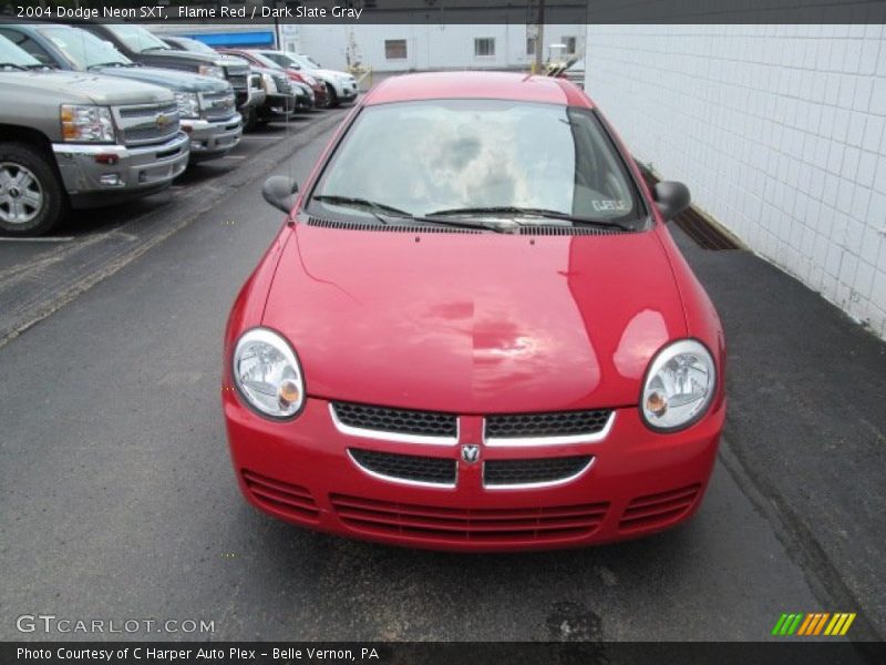 Flame Red / Dark Slate Gray 2004 Dodge Neon SXT