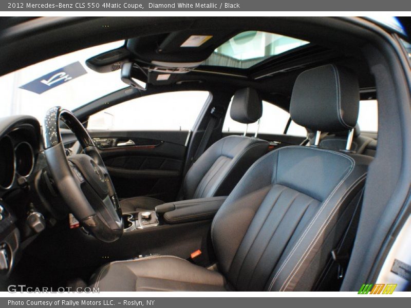 Diamond White Metallic / Black 2012 Mercedes-Benz CLS 550 4Matic Coupe