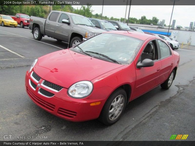 Flame Red / Dark Slate Gray 2004 Dodge Neon SXT
