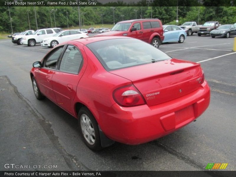 Flame Red / Dark Slate Gray 2004 Dodge Neon SXT