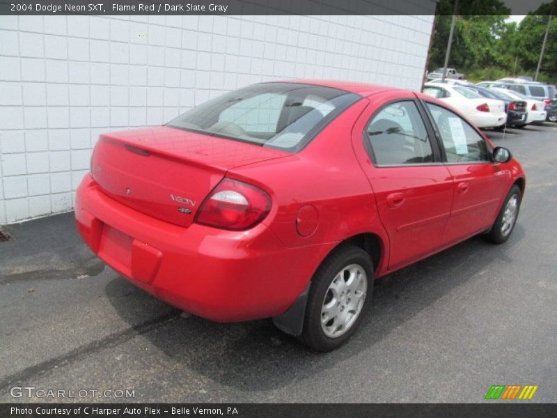 Flame Red / Dark Slate Gray 2004 Dodge Neon SXT