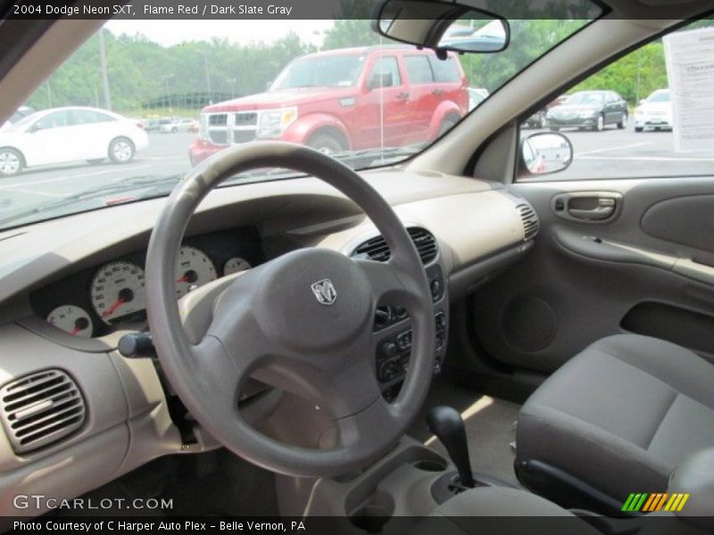 Flame Red / Dark Slate Gray 2004 Dodge Neon SXT