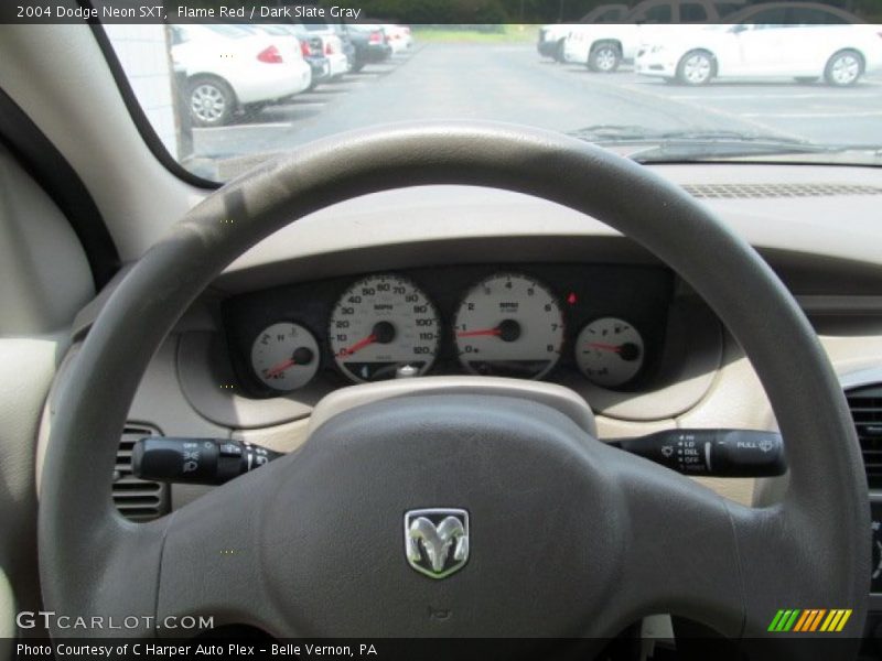 Flame Red / Dark Slate Gray 2004 Dodge Neon SXT