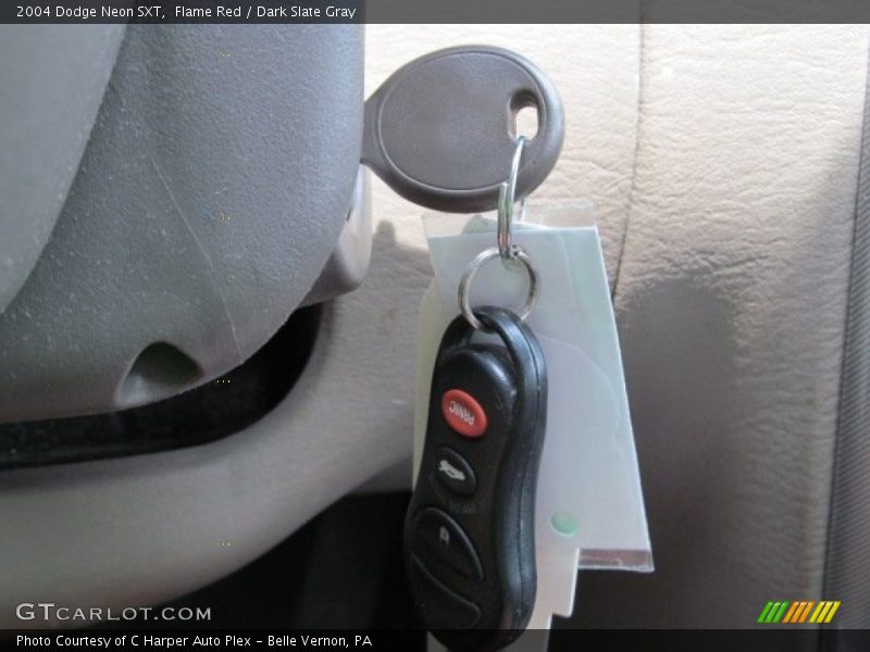 Flame Red / Dark Slate Gray 2004 Dodge Neon SXT