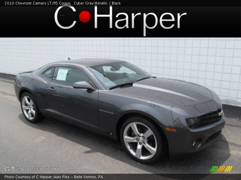 Cyber Gray Metallic / Black 2010 Chevrolet Camaro LT/RS Coupe