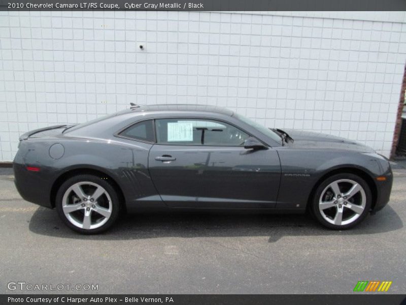 Cyber Gray Metallic / Black 2010 Chevrolet Camaro LT/RS Coupe