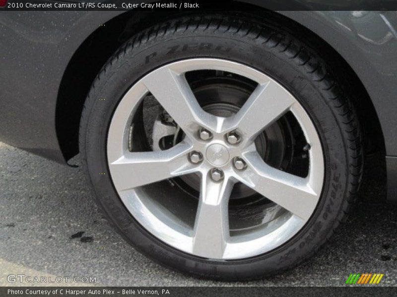 Cyber Gray Metallic / Black 2010 Chevrolet Camaro LT/RS Coupe