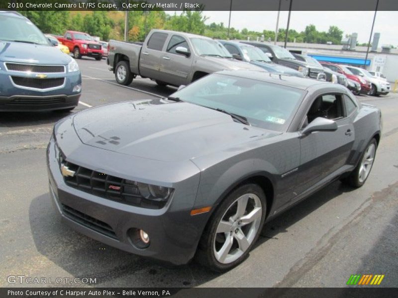Cyber Gray Metallic / Black 2010 Chevrolet Camaro LT/RS Coupe