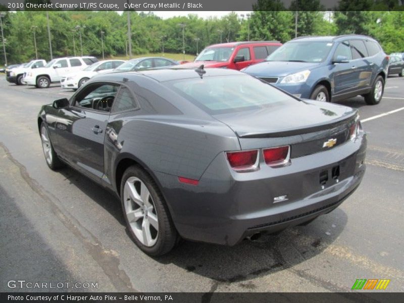 Cyber Gray Metallic / Black 2010 Chevrolet Camaro LT/RS Coupe