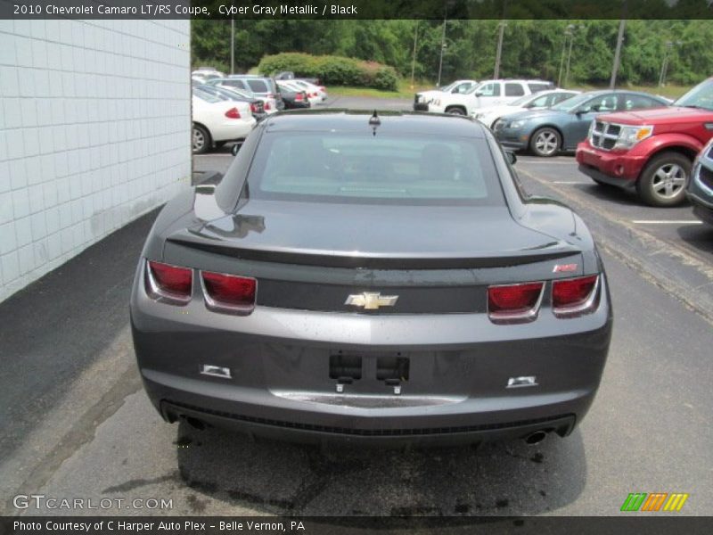 Cyber Gray Metallic / Black 2010 Chevrolet Camaro LT/RS Coupe