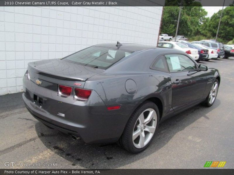 Cyber Gray Metallic / Black 2010 Chevrolet Camaro LT/RS Coupe