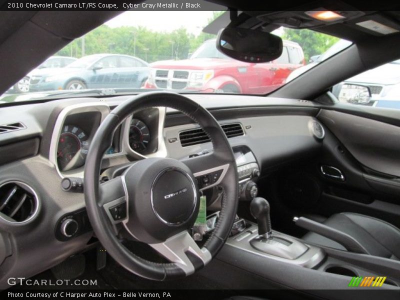 Cyber Gray Metallic / Black 2010 Chevrolet Camaro LT/RS Coupe