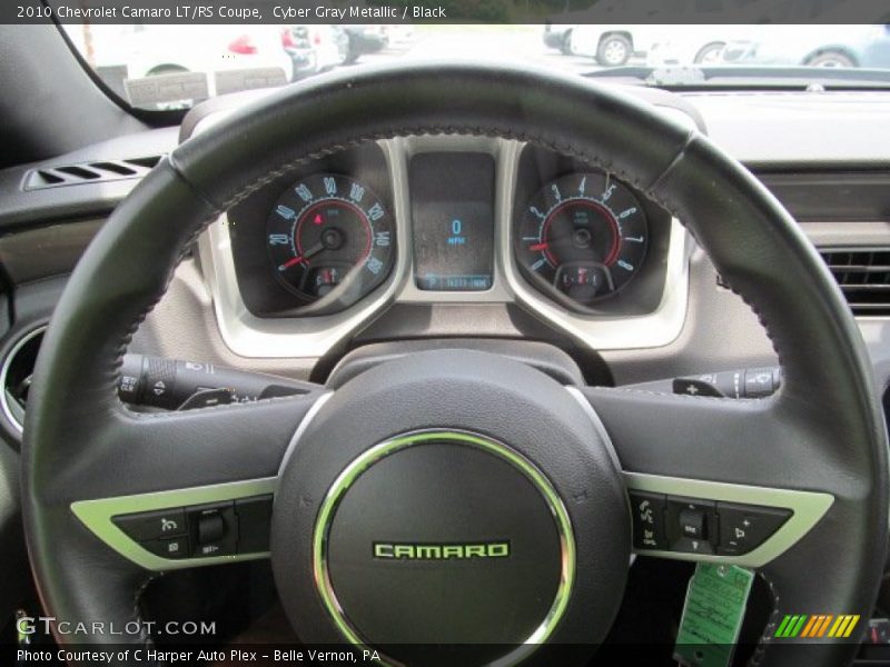 Cyber Gray Metallic / Black 2010 Chevrolet Camaro LT/RS Coupe