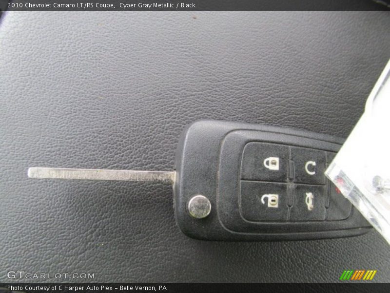 Cyber Gray Metallic / Black 2010 Chevrolet Camaro LT/RS Coupe