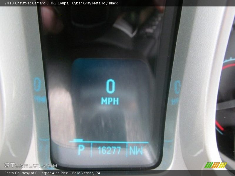 Cyber Gray Metallic / Black 2010 Chevrolet Camaro LT/RS Coupe
