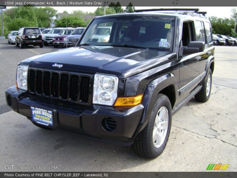 Black / Medium Slate Gray 2006 Jeep Commander 4x4