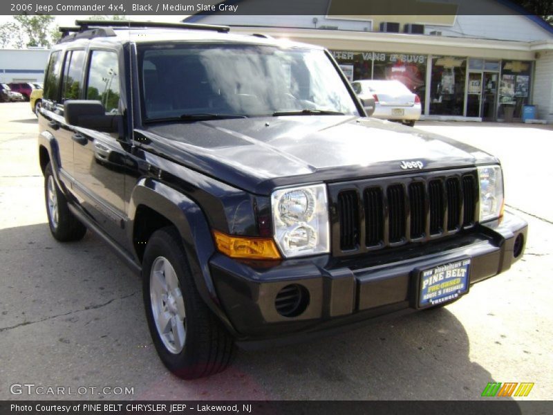 Black / Medium Slate Gray 2006 Jeep Commander 4x4