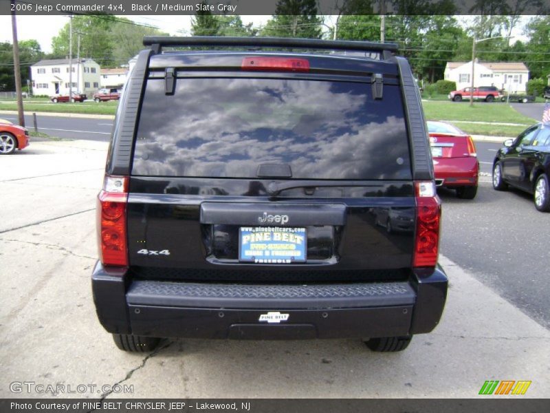 Black / Medium Slate Gray 2006 Jeep Commander 4x4