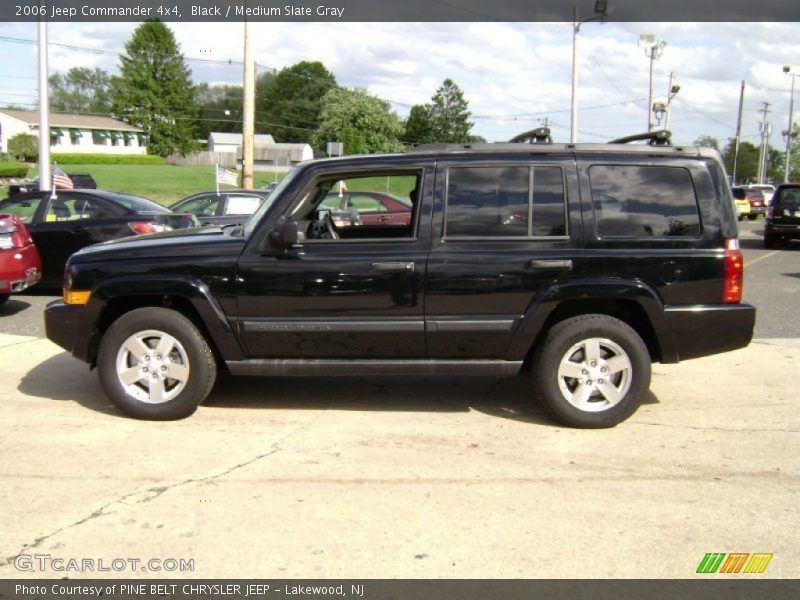 Black / Medium Slate Gray 2006 Jeep Commander 4x4