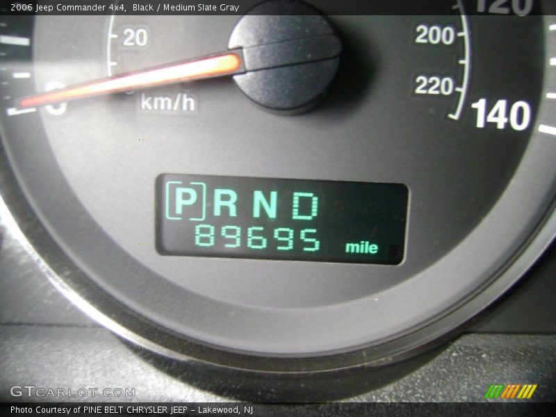 Black / Medium Slate Gray 2006 Jeep Commander 4x4