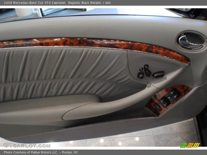 Majestic Black Metallic / Ash 2009 Mercedes-Benz CLK 350 Cabriolet