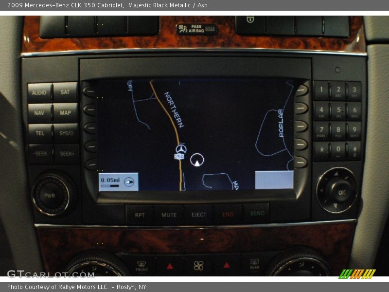 Majestic Black Metallic / Ash 2009 Mercedes-Benz CLK 350 Cabriolet