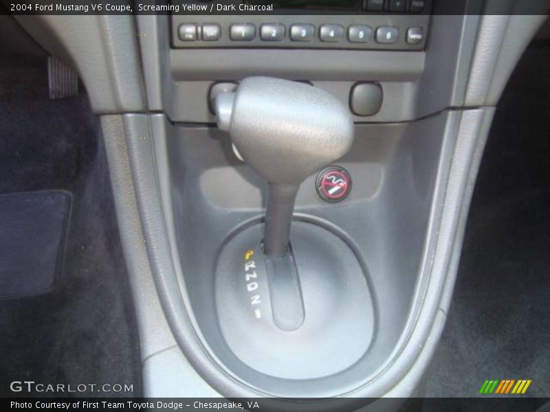 Screaming Yellow / Dark Charcoal 2004 Ford Mustang V6 Coupe