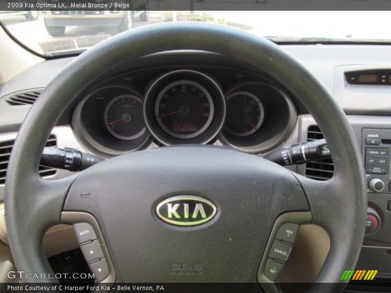 Metal Bronze / Beige 2009 Kia Optima LX