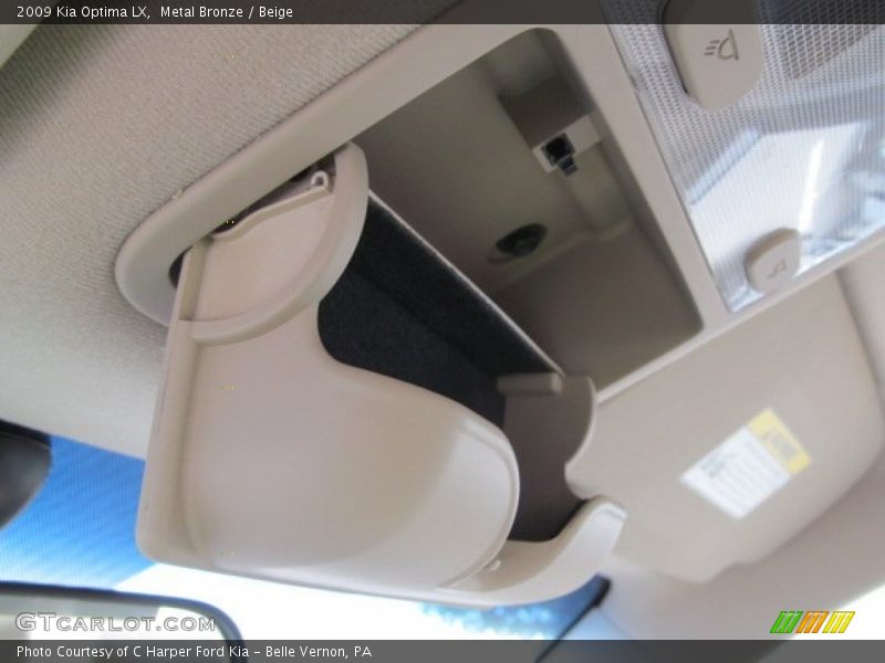Metal Bronze / Beige 2009 Kia Optima LX