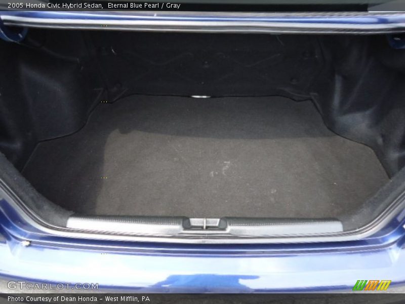 Eternal Blue Pearl / Gray 2005 Honda Civic Hybrid Sedan