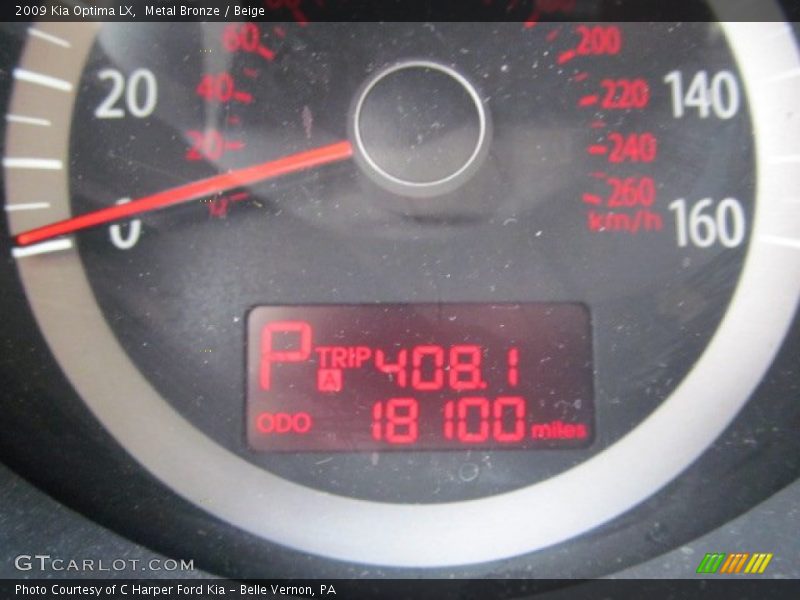Metal Bronze / Beige 2009 Kia Optima LX