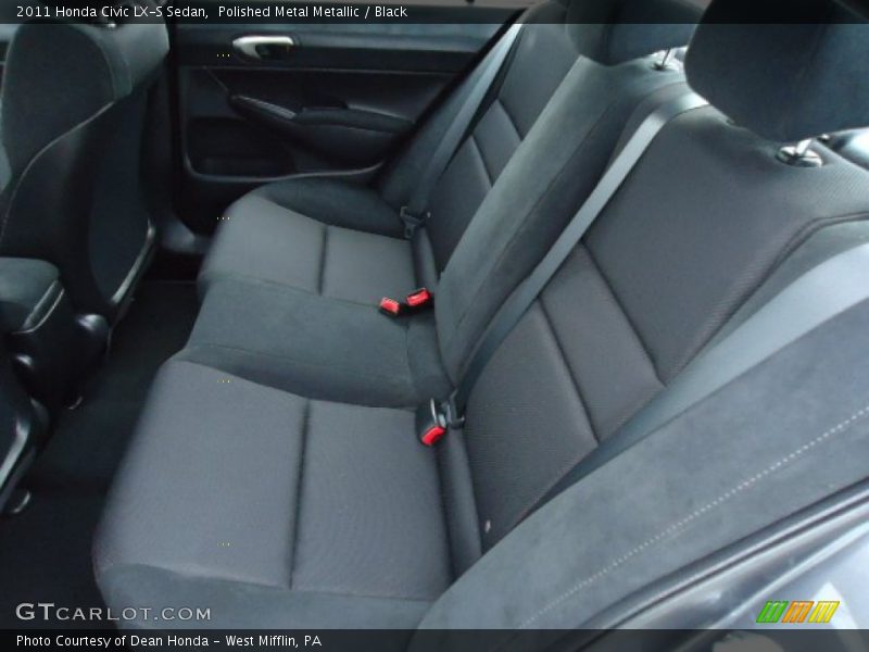 Polished Metal Metallic / Black 2011 Honda Civic LX-S Sedan