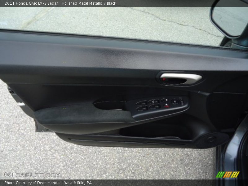 Polished Metal Metallic / Black 2011 Honda Civic LX-S Sedan