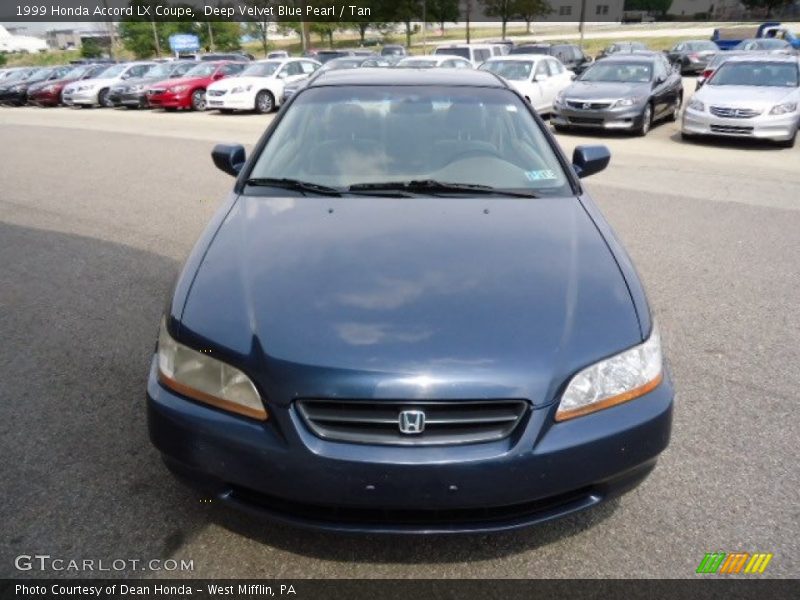 Deep Velvet Blue Pearl / Tan 1999 Honda Accord LX Coupe