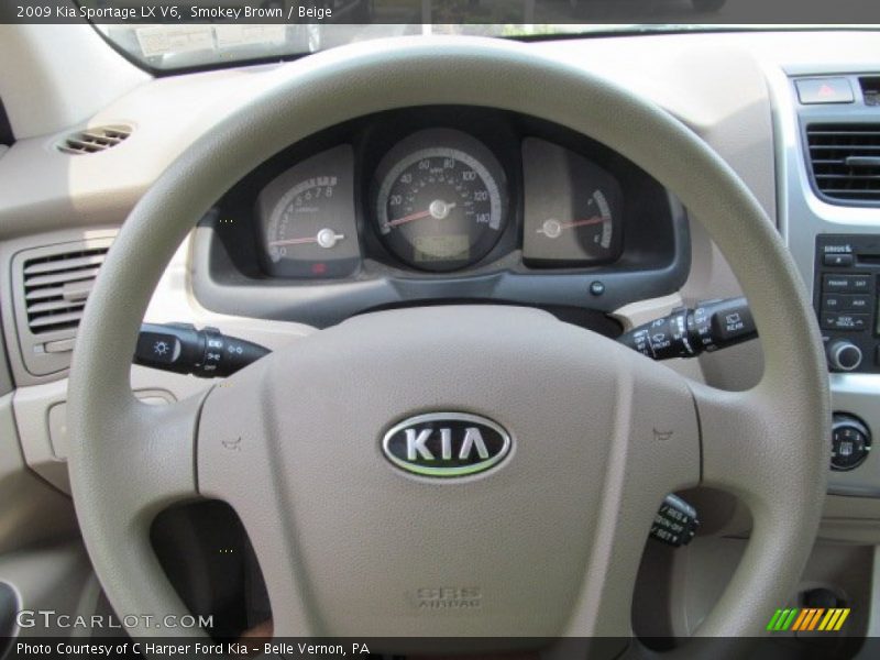 Smokey Brown / Beige 2009 Kia Sportage LX V6
