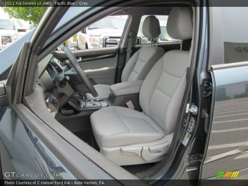 Pacific Blue / Gray 2011 Kia Sorento LX AWD