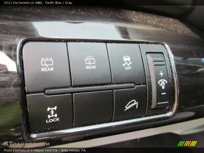 Pacific Blue / Gray 2011 Kia Sorento LX AWD
