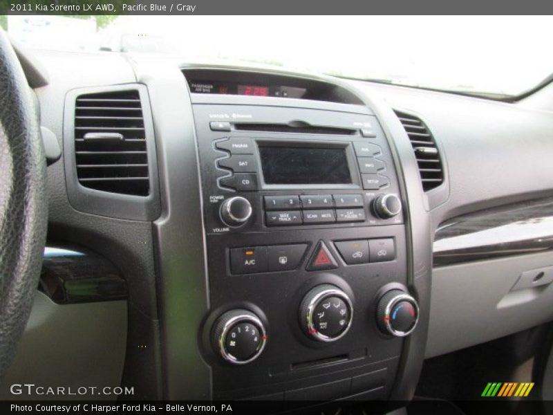 Pacific Blue / Gray 2011 Kia Sorento LX AWD