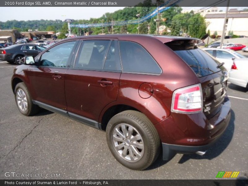 Cinnamon Metallic / Charcoal Black 2010 Ford Edge SEL AWD